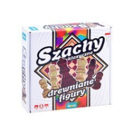 Joc de șah clasic din lemn JAWA GR0387 universal