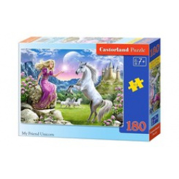 Puzzle 180 de piese My Friend Unicorn universal