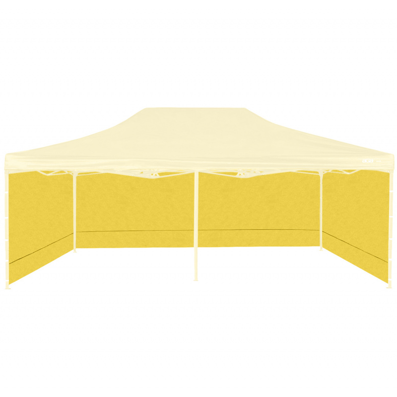 Aga Panouri laterale pentru stand de vânzare 3x6m Galbenă