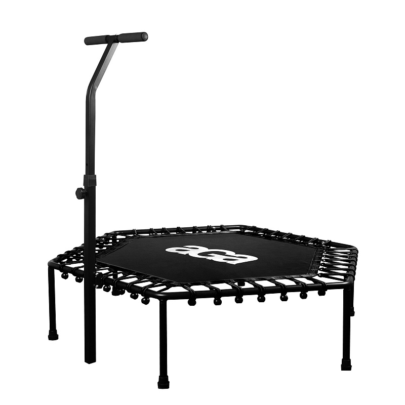 Aga FITNESS Trambulină 130 cm Negru + mâner 6SAF054 - CALITATEA a II-a