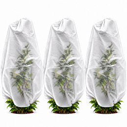 Aga 3x Husă de protecție pentru plante 100x160 cm Albă