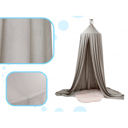 Aga Baldachin suspendat deasupra patului Gri