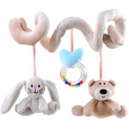 Spirală de pluș pentru pătuț cărucior ZA4416 universală