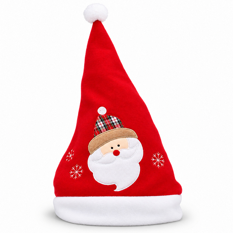 Aga Căciulă de Crăciun Santa cu căciulă în carouri