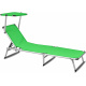 Aga Șezlong de grădină reglabil GARDEN EXCLUSIVE MC372310LG Lime Green