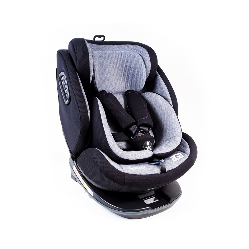 Aga Scaun auto i-Size 360° 0-36 kg Negru/Gri deschis