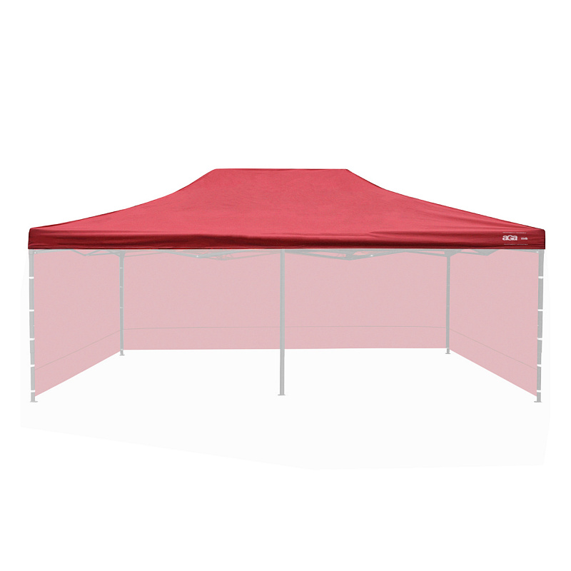 Aga Acoperiș pentru stand de vânzare 3x6m Vișiniu