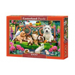 Puzzle CASTORLAND 1000 piese - Animale în parc
