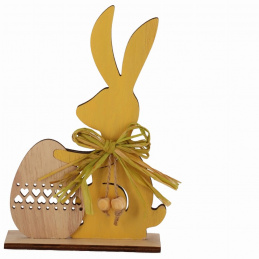 Iepuraș de Paște din lemn pentru așezare