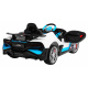 Bugatti Divo Mașinuță electrică pentru copii albă + telecomandă + EVA + pornire lentă + LED MP3