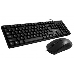 Dexxer tastatură cu fir + mouse negru K70