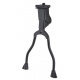 Suport bicicletă cu două picioare Negru ISO 2316