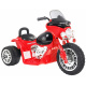Bicicletă electrică pentru copii Chopper Roșu + 3 roți + sunete + lumini LED