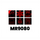 Aga Proiector decorativ laser de Crăciun Verde/Roșu MR9080