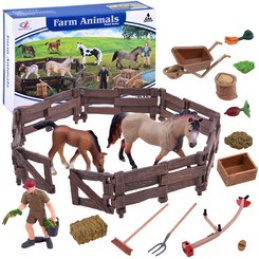 Figurine set animale Cai țarc fermă ZA2991 universal