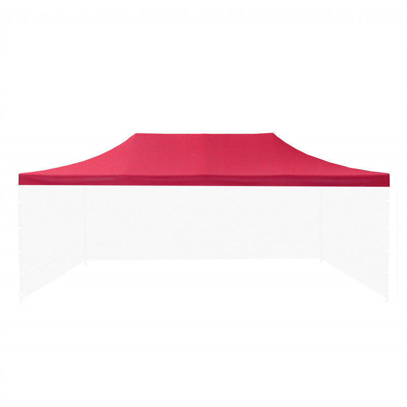 Aga Acoperiș pentru stand de vânzare 3x6m Roșu
