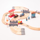 Aga4Kids Set trenuleț din lemn 30 piese DS5644