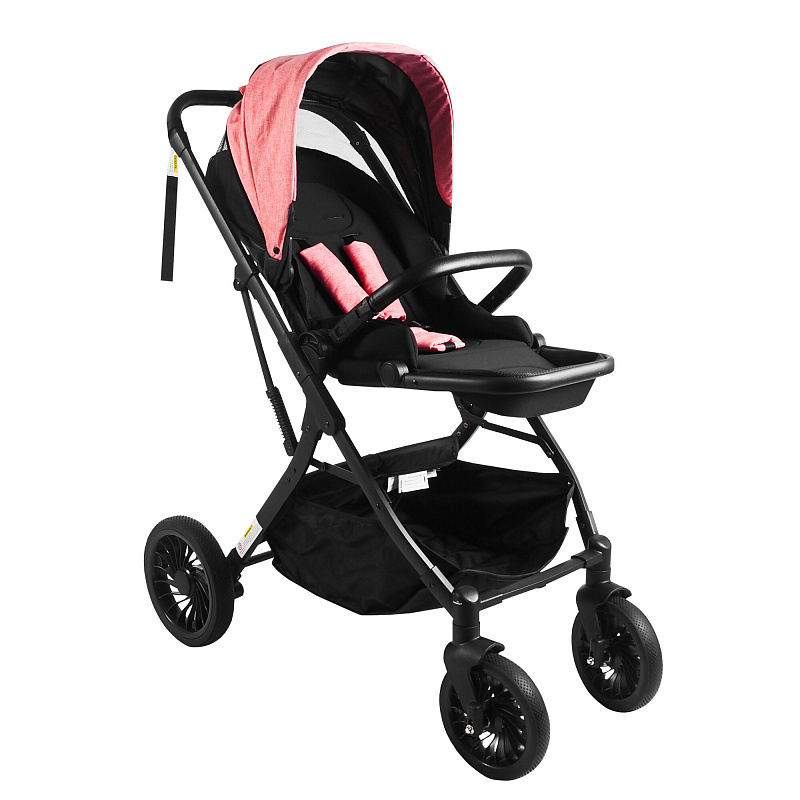 Cărucior sport Aga Negru/Roz 6DZ097 - II. CALITATE