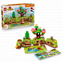 LEGO® DUPLO Town 10480 Pădurea descoperirilor cu animale sălbatice