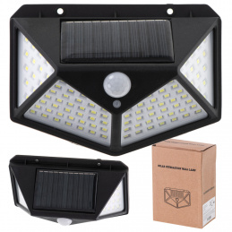 Lampă solară cu senzor de mișcare și amurg 100 LED-uri