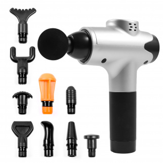 Aga Pistolă de masaj DS1601 Argintie