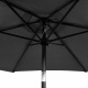 Aga Umbrelă de grădină înclinabilă 250 cm Gri închis