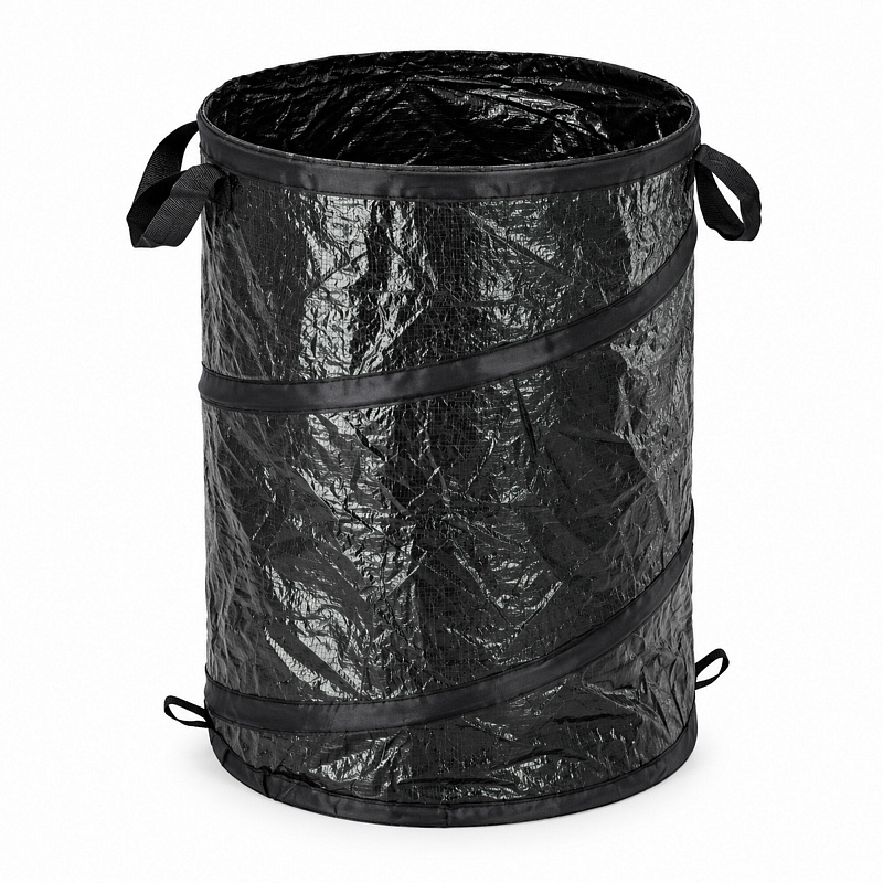 Aga Sac de grădină pentru frunze și deșeuri de grădină 100 l Negru