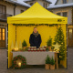 Aga Stand de tăiere PARTY 2x2m Galben