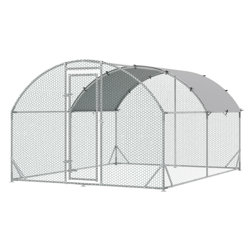 Aga Țarc cu prelată pentru găini 2,8x3,8x1,97 m