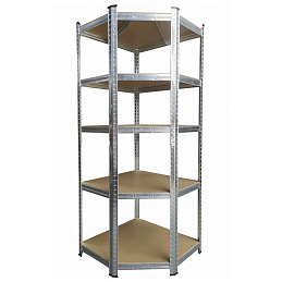 Aga Raft metalic de colț 180x70x40 cm - 6DAZ230 - II. CALITATE