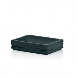 Săpunieră POSIDON poli negru - Kela