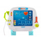 Cărucior medical cu examinare EKG roz ISO 8245