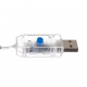 Perdea luminoasă 138 LED USB alb rece KS19756