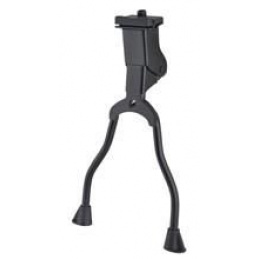 Suport bicicletă cu două picioare Negru ISO 2316