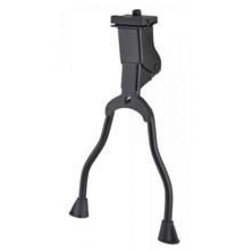 Suport bicicletă cu două picioare Negru ISO 2316