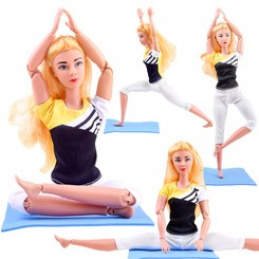Păpușă gimnastă exersează yoga fitness 30cm ZA4460 universal