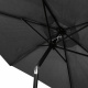 Aga Umbrelă de grădină înclinabilă 250 cm Gri închis