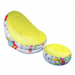 Aga Fotoliu gonflabil cu suport pentru picioare DS2507