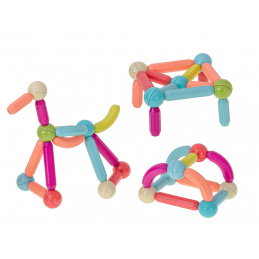 Cuburi magnetice Aga pentru copii mici 100 de bucăți