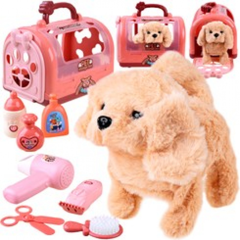 Câine de pluș interactiv Spa Salon ZA4355
