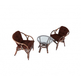 Set mobilier Aga Ratan SITA Choco Dark Brown