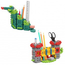 Marioinex MINI WAFFLE Organizatoare de birou aventură 140 bucăți