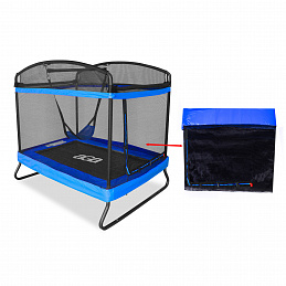 Aga Plasă de protecție pentru trambulină dreptunghiulară 122x183 cm Albastră
