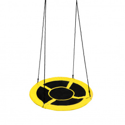 Aga Cerc de leagăn suspendat 90 cm Galben