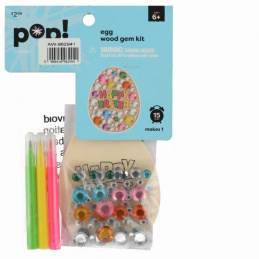 Set creativ de Paște cu ou de lemn