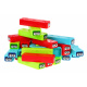 Mini joc arcade Jenga pentru copii 3+ Construirea turnurilor + 30 de blocuri colorate + zaruri