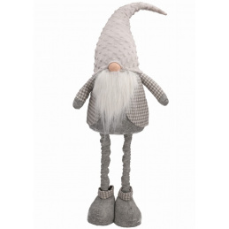GNOM de Crăciun KRASNAL gnom Moș Crăciun MARE GRI - 90 cm
