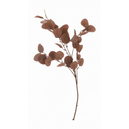 Plantă artificială Ramură frunze de eucalipt 90 cm înălțime maro CA ȘI CUM AR FI VIE