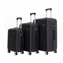 Set de valize de călătorie Aga Travel MR4651 Negru