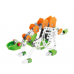 Aga4Kids Set de construcție metalic 125 piese Stegosaurus